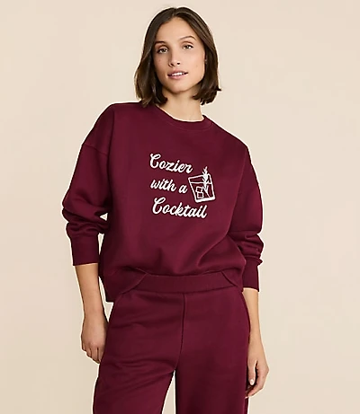 Lou & Grey Cocktail Elite Fleece Sweatshirt