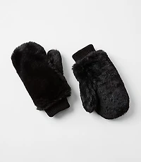 Faux Fur Mittens