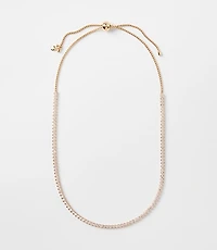 Pull Tie Tennis Necklace