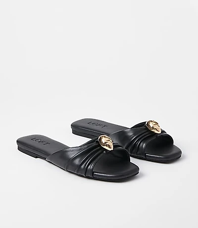Studded Slide Sandals
