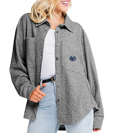 Gameday Couture Penn State Nittany Lions Switch It Up Button Down Shacket