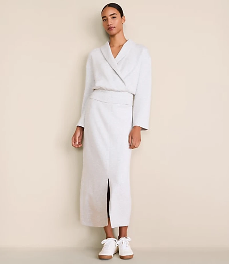 Lou & Grey Heathered Scubasoft Maxi Skirt