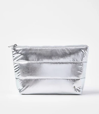 Lou & Grey Metallic Quilted Pouch
