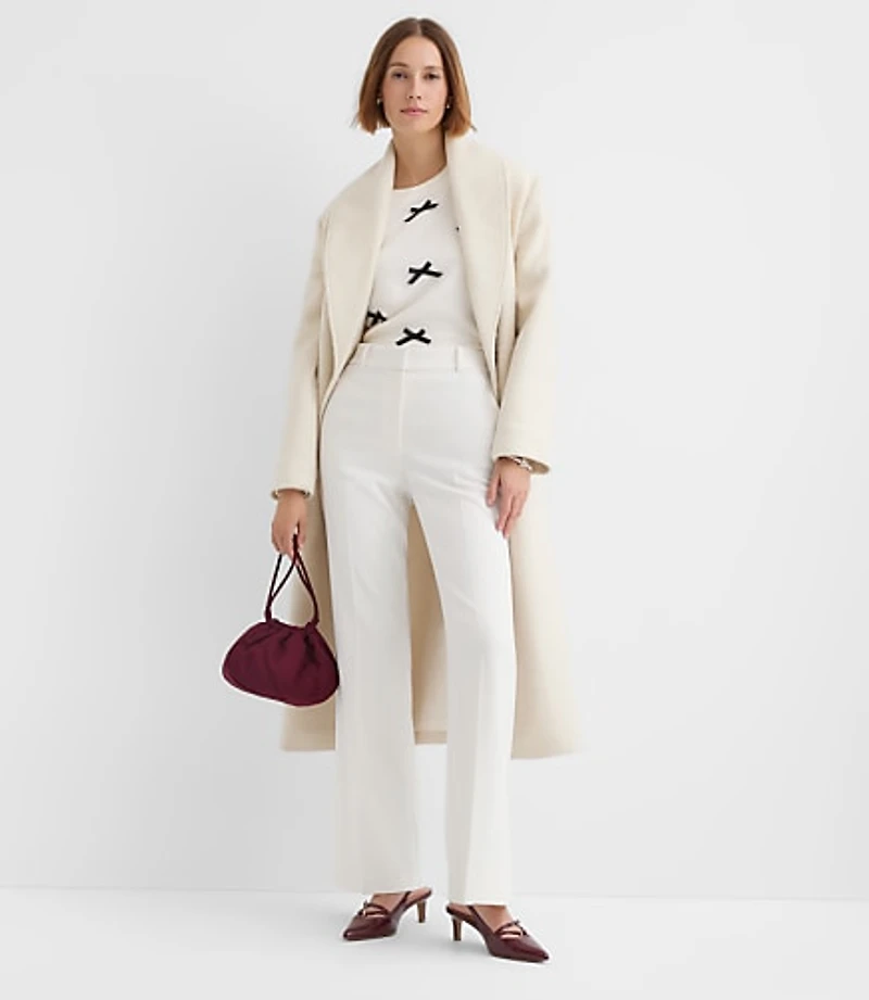 Petite Flare Pants in Twill