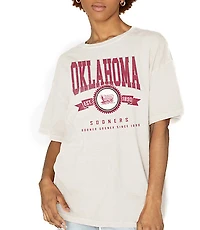 Gameday Couture Oklahoma Sooners Get Goin' Oversized Crew Neck Tee