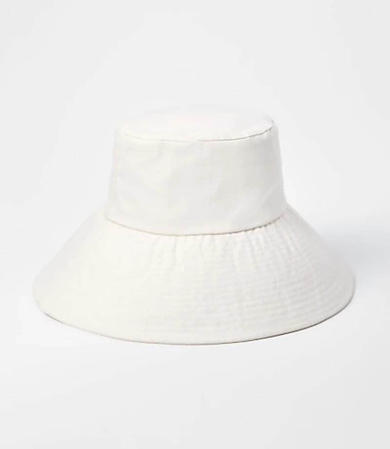 Wide Brim Bucket Hat