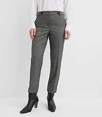 Curvy Cuffed Riviera Slim Pants Twill