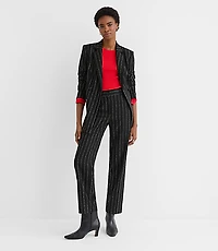 Tall Parker Straight Pants Brushed Pinstripe