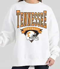 Gameday Couture Tennessee Volunteers Slow Motion Fleece Crew Neck Pullover