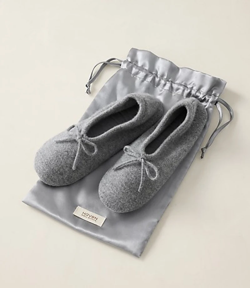 Haven Well Within Cashmere Travel Slippers