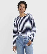 Striped Long Sleeve Modern Tee