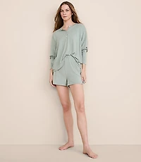 Lou & Grey Heathered Softened Modal Pajama Shorts