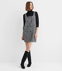 Tweed Double Breasted Mini Pocket Dress