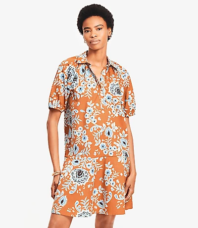 Floral Flounce Mini Dress