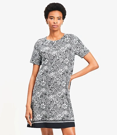 Petite Deco Mini Swing Dress
