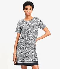 Petite Deco Mini Swing Dress