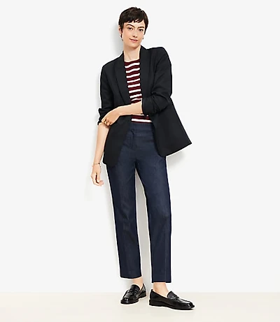 Petite Riviera Slim Pants Refined Denim