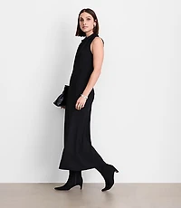 LOFT Versa Crepe Drape Bias Maxi Dress