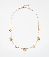 Metal Flower Necklace