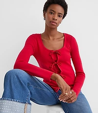 Bow Cardigan