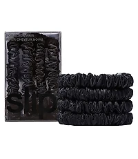 Slip Silk Black Skinny Scrunchies