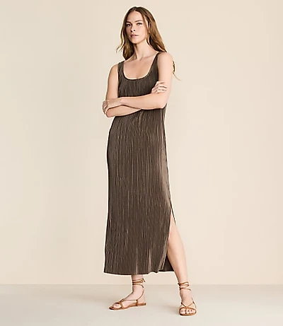 Petite Lou & Grey Plisse Tie Back Tank Maxi Dress