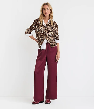 Sawyer Pull On Pants in Satin