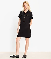Petite Ponte Mini Pocket Dress