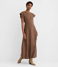 Seamed Sheath Maxi Dress