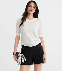 Side Tie Sweater Tee