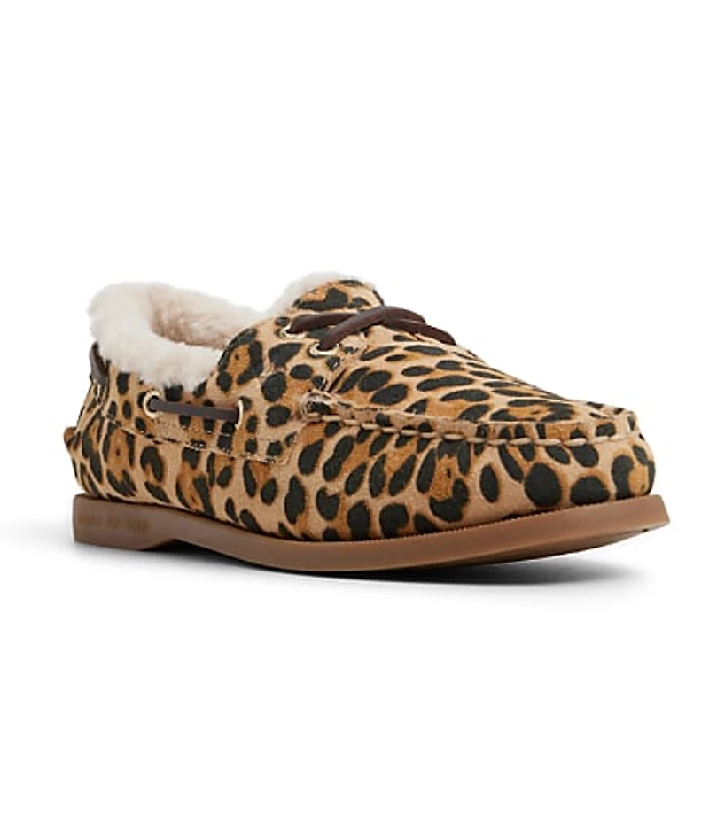 Sperry Leopard Print Authentic Original 2-Eye Boat Shoe