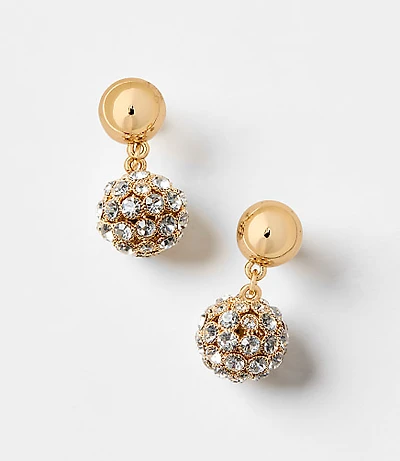 Sparkle Bauble Drop Earrings