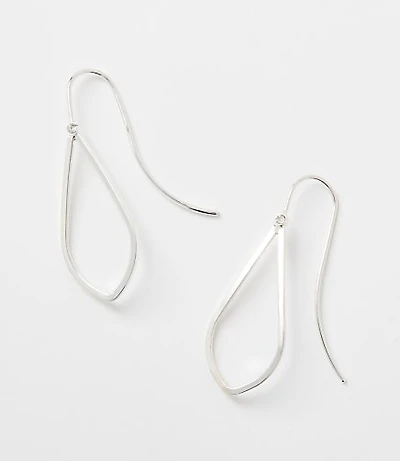 Open Drop Delicate Pull Through Earrings
