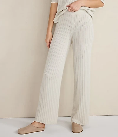 Haven Well Within Organic Cotton Ribbed Straight Leg Pants