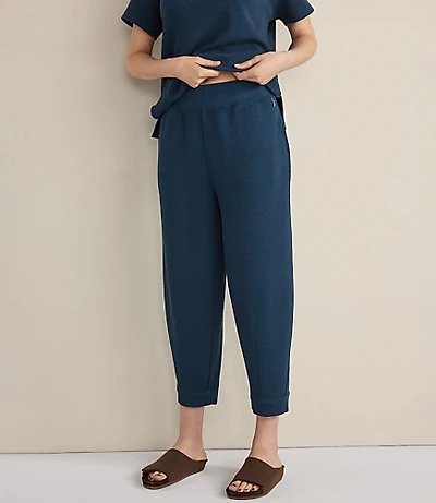 Haven Well Within Organic Cotton Waffle Barrel Leg Pants