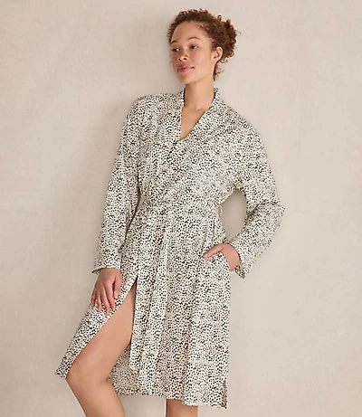 Haven Well Within Organic Cotton Jersey Animal Dot Robe