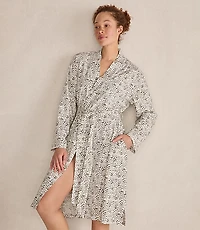 Haven Well Within Organic Cotton Jersey Animal Dot Robe
