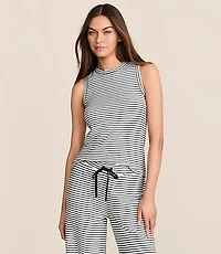 Lou & Grey Stripe Textured Tank Top