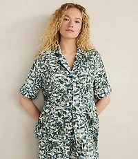 Haven Well Within Organic Cotton Gauze Floral Pajama Top