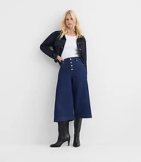 Rivete High Rise Gaucho Jeans Nova Wash