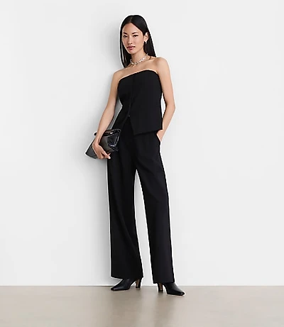 Petite LOFT Versa Seasonless Stretch Strapless Pocket Top