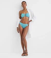 LOFT Beach Hook Keyhole Bandeau Bikini Top