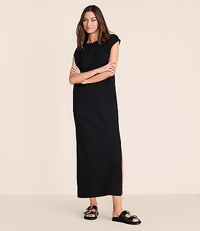 Lou & Grey Muscle Tee Midi Pocket Dress