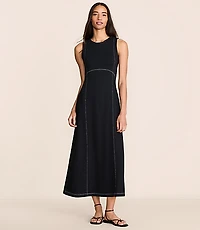 Lou & Grey Terrysoft Contrast Stitch Maxi Dress