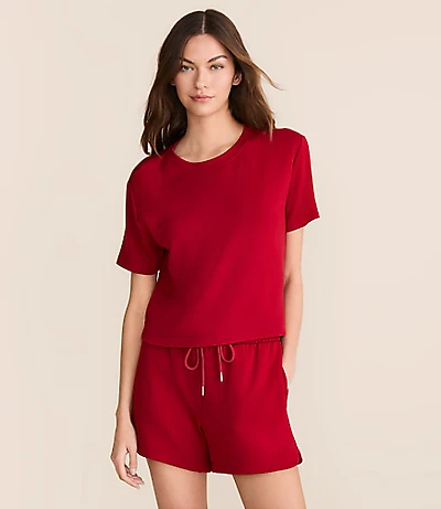 Lou & Grey Lightweight Scubasoft Rounded Hem Tee
