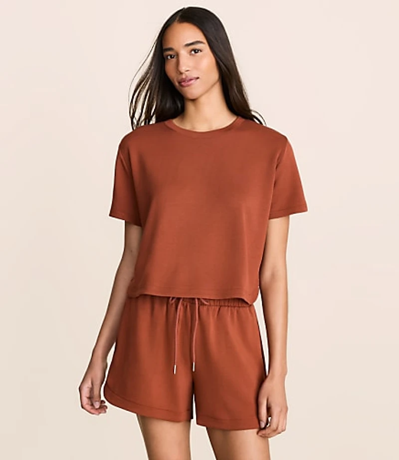 Lou & Grey Lightweight Scubasoft Rounded Hem Tee