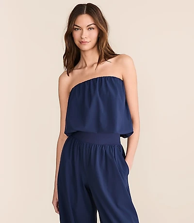 Lou & Grey Wanderweave Strapless Bubble Top