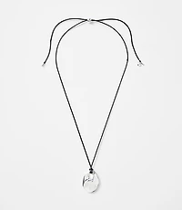 Oval Cord Pendant Necklace