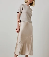 Lilla P Short Sleeve Sparkle Sweater