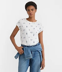 Floral Everyday Crew Tee